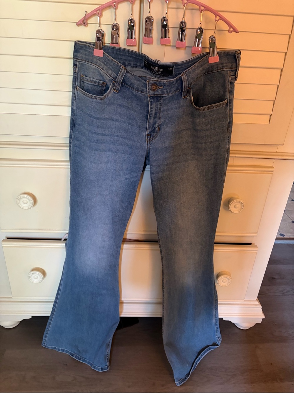 Hollister low rise flares size 10